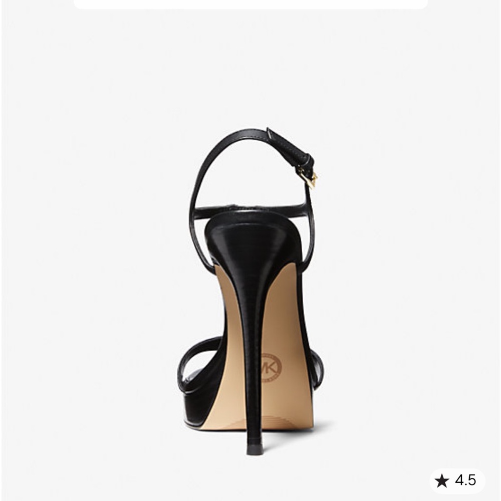MICHAEL Michael Kors Berkley Leather Stiletto Sandals - Picture 3 of 9